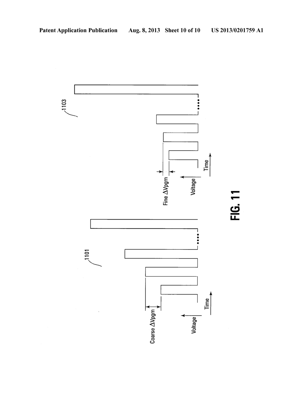 COARSE AND FINE PROGRAMMING IN A SOLID STATE MEMORY - diagram, schematic, and image 11