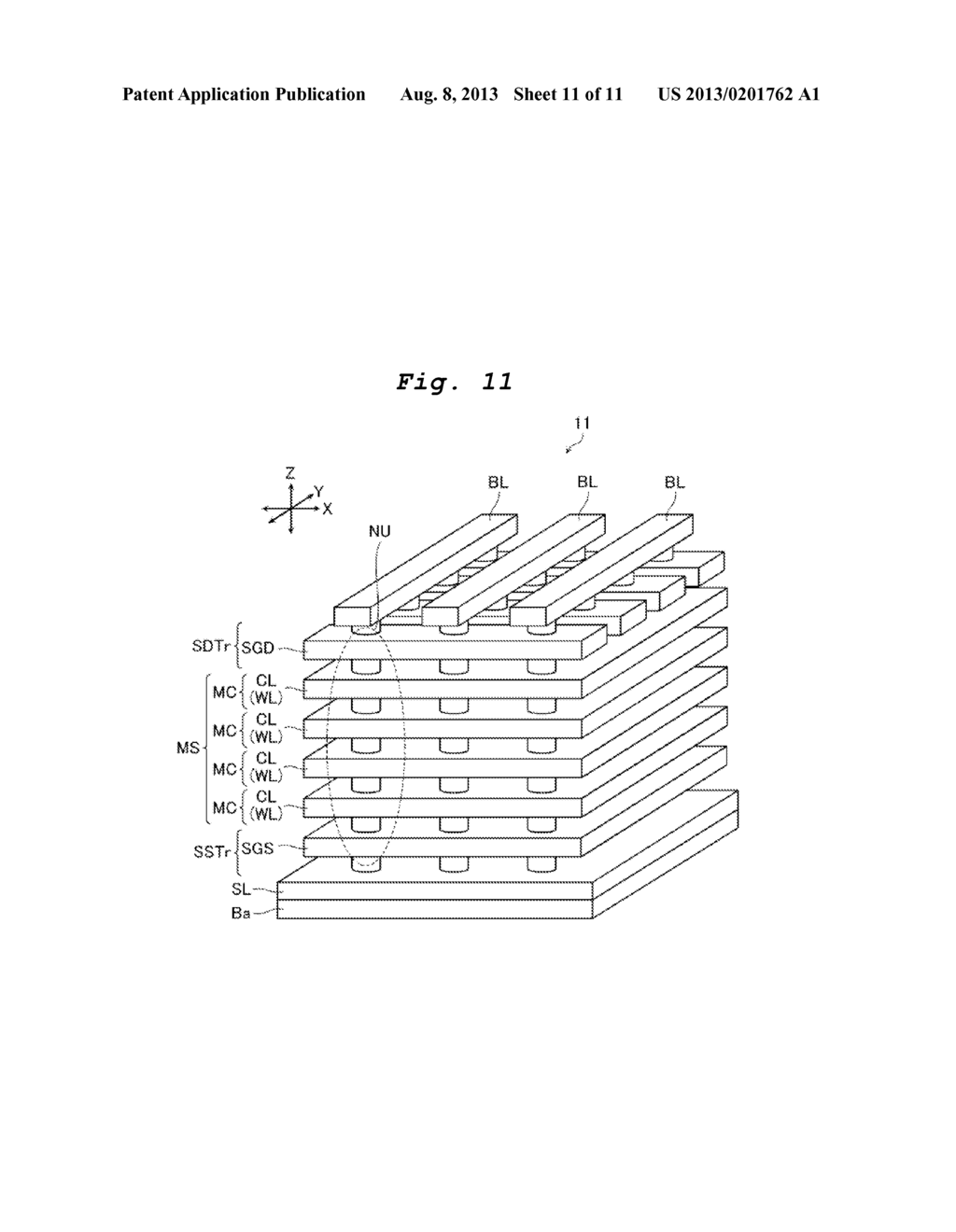 NONVOLATILE SEMICONDUCTOR MEMORY DEVICE - diagram, schematic, and image 12