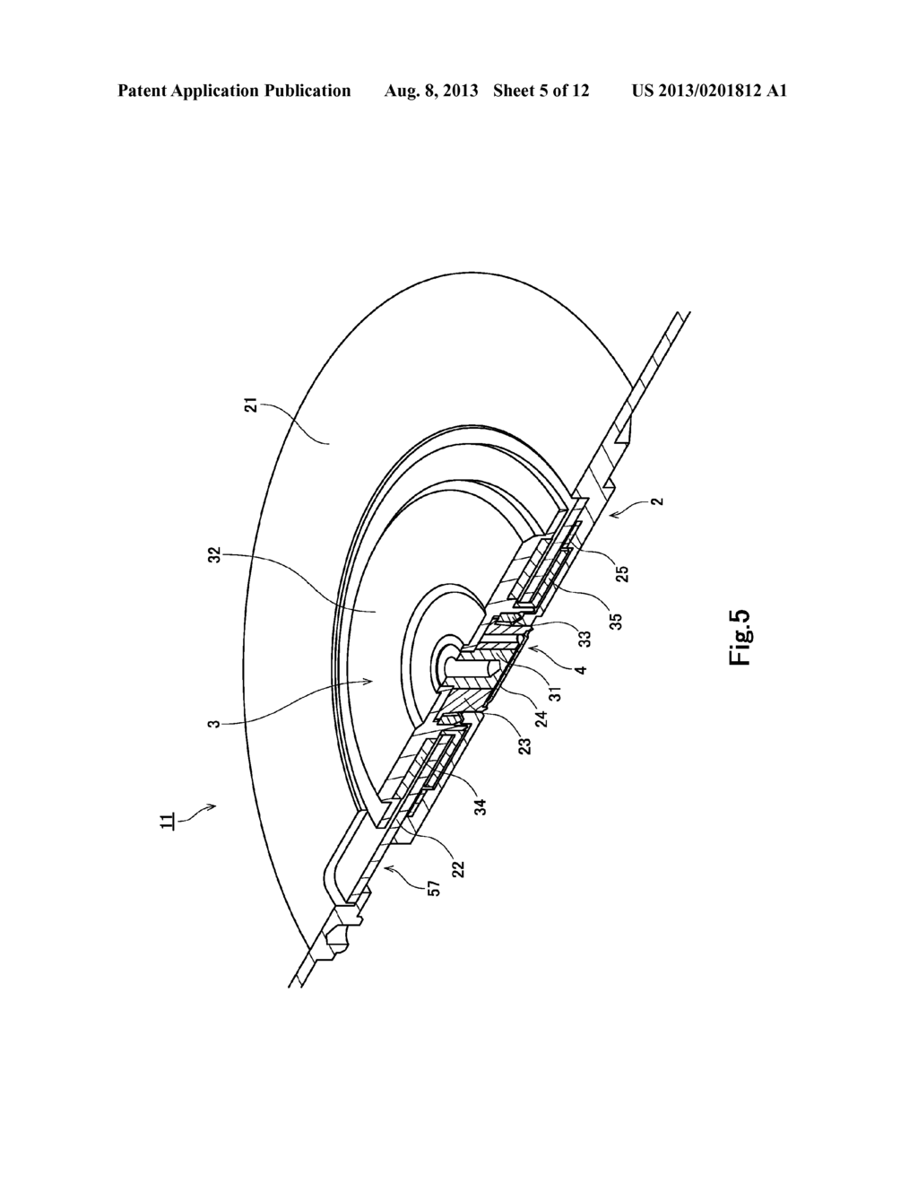 SPINDLE MOTOR AND DISK DRIVE APPARATUS - diagram, schematic, and image 06