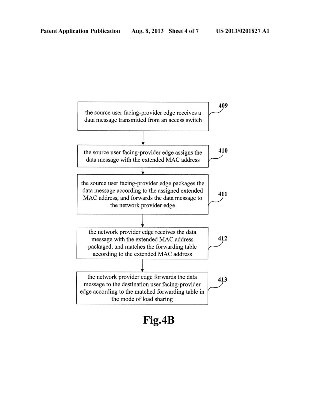 METHOD AND EDGING DEVICE FOR CREATING FORWARDING TABLE, FORWARDING MESSAGE     AND OBTAINING ADDRESS - diagram, schematic, and image 05