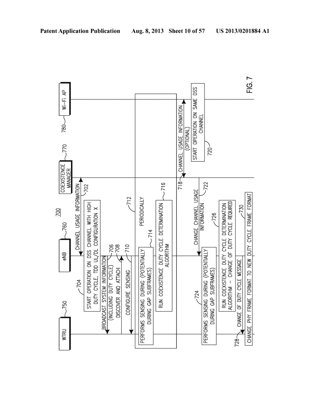 METHOD AND APPARATUS FOR COEXISTENCE AMONG WIRELESS TRANSMIT/RECEIVE UNITS     (WTRUS) OPERATING IN THE SAME SPECTRUM - diagram, schematic, and image 11