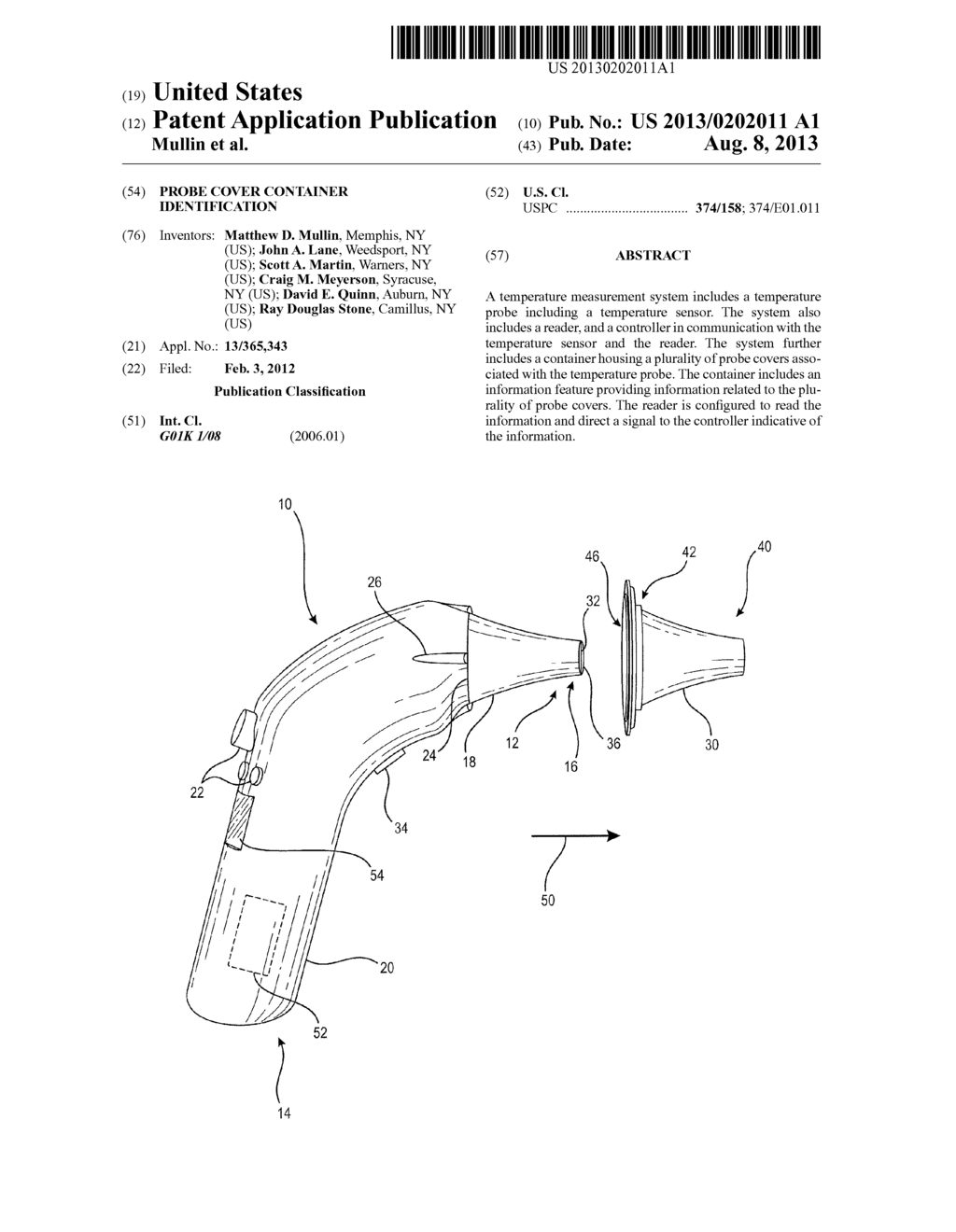 PROBE COVER CONTAINER IDENTIFICATION - diagram, schematic, and image 01