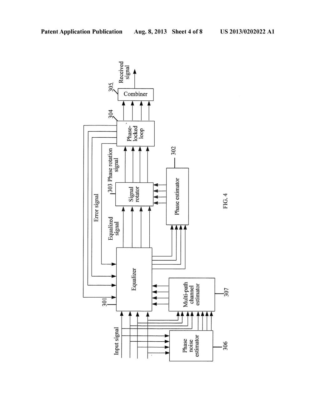 METHOD AND DEVICE FOR SIGNAL PROCESSING AND APPLIED TO MICROWAVE     COMMUNICATION SYSTEM - diagram, schematic, and image 05