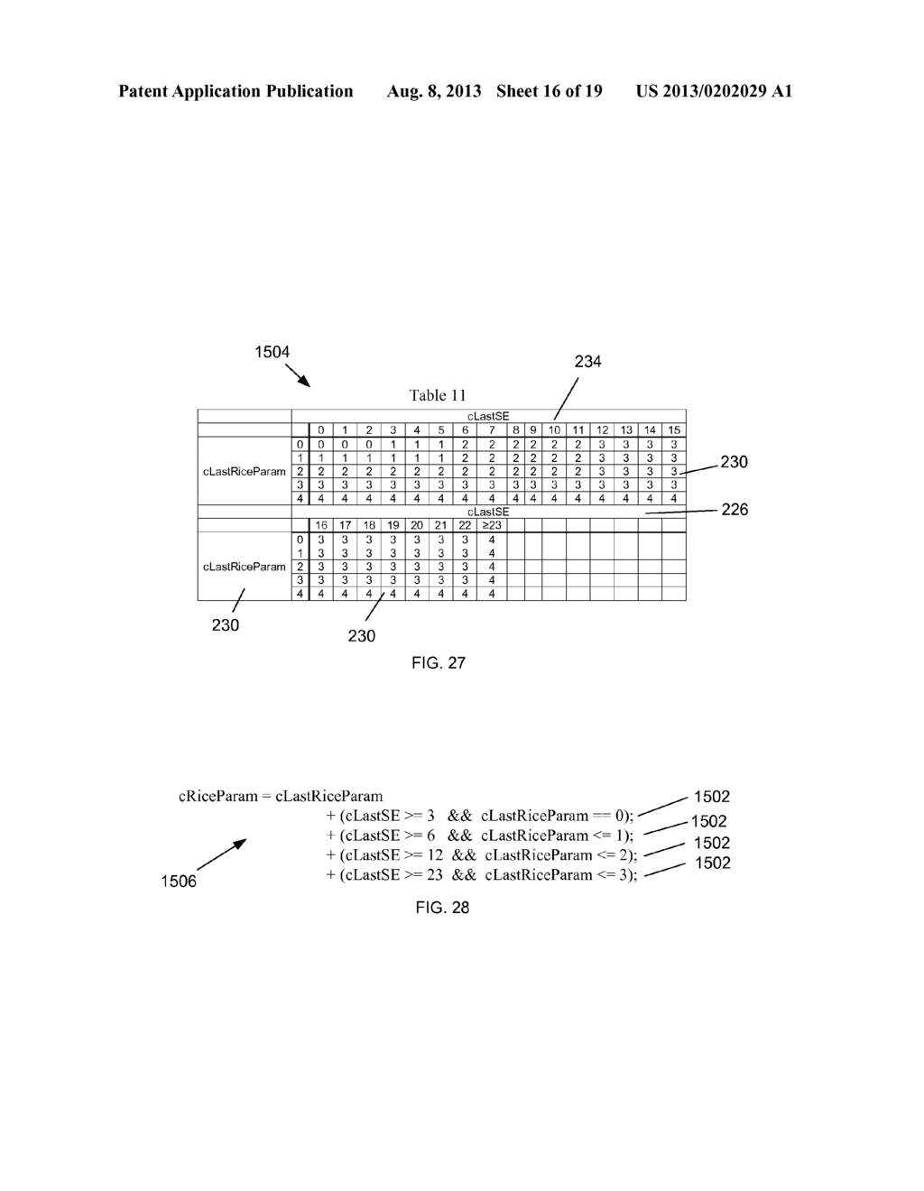 METHOD OF DETERMINING BINARY CODEWORDS FOR TRANSFORM COEFFICIENTS - diagram, schematic, and image 17