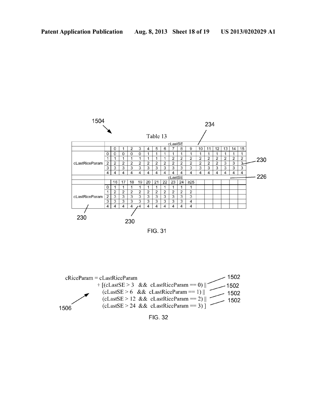 METHOD OF DETERMINING BINARY CODEWORDS FOR TRANSFORM COEFFICIENTS - diagram, schematic, and image 19