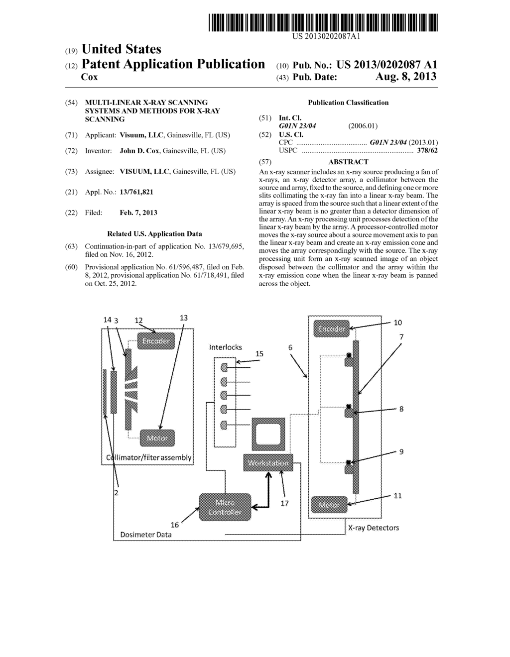 Multi-Linear X-Ray Scanning Systems and Methods for X-Ray Scanning - diagram, schematic, and image 01