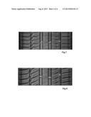 METHOD FOR IDENTIFYING AND DEFINING BASIC PATTERNS FORMING THE TREAD     PATTERN OF A TYRE diagram and image