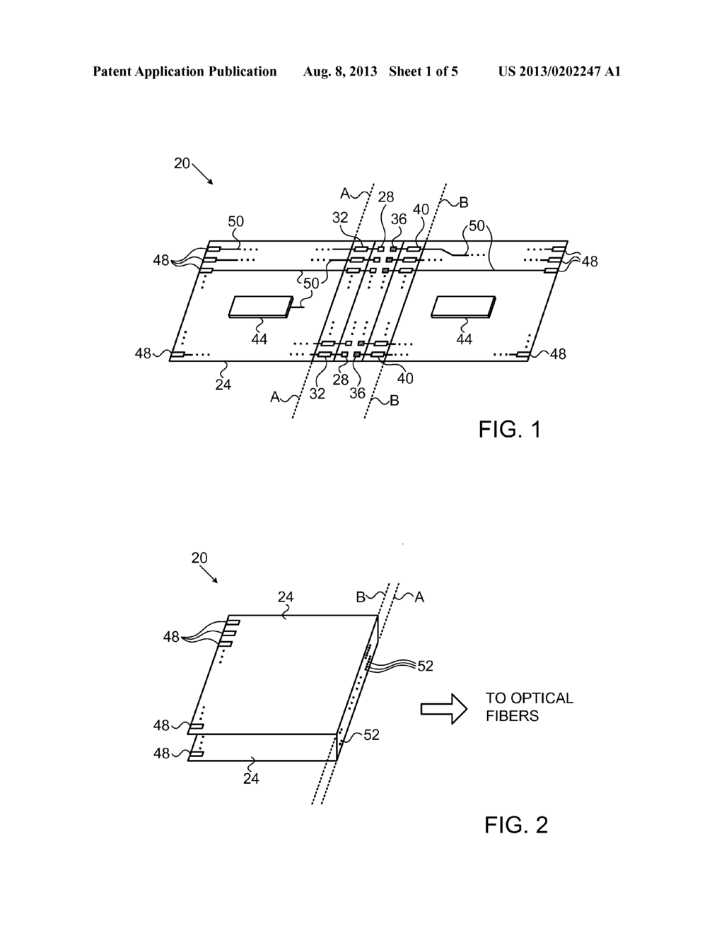 OPTICAL MODULE FABRICATED ON FOLDED PRINTED CIRCUIT BOARD - diagram, schematic, and image 02