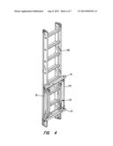 Articulated Ladder Rack for Semi Tractor diagram and image