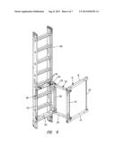 Articulated Ladder Rack for Semi Tractor diagram and image