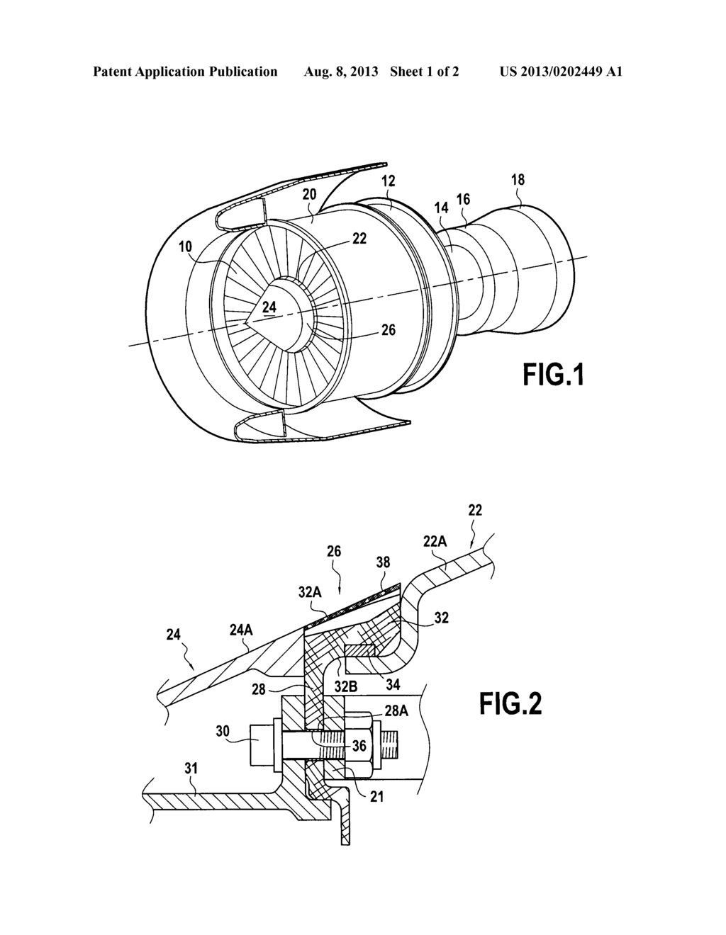 AXISYMMETRIC PART FOR AN AVIATION TURBINE ENGINE ROTOR - diagram, schematic, and image 02