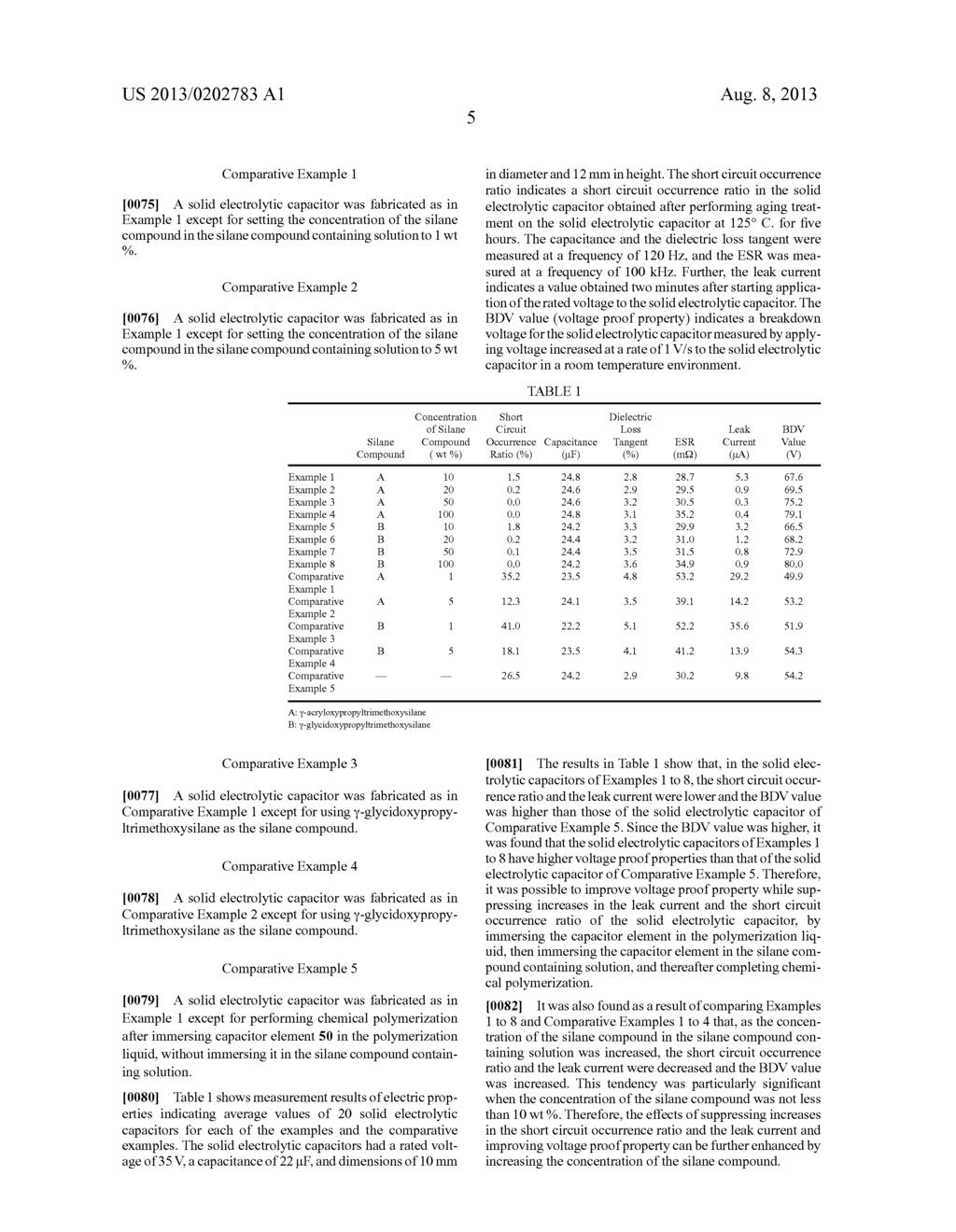 METHOD OF MANUFACTURING SOLID ELECTROLYTIC CAPACITOR - diagram, schematic, and image 08