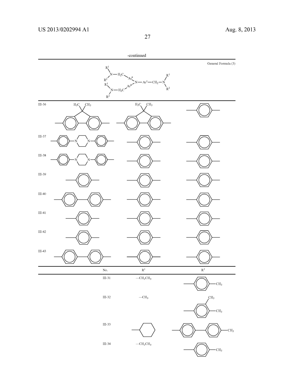 AMINE COMPOUND, ELECTROPHOTOGRAPHIC PHOTOCONDUCTOR, IMAGE FORMING METHOD,     IMAGE FORMING APPARATUS, AND PROCESS CARTRIDGE - diagram, schematic, and image 37