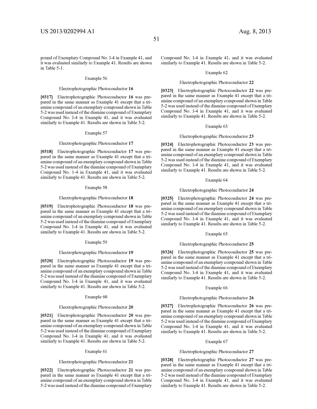 AMINE COMPOUND, ELECTROPHOTOGRAPHIC PHOTOCONDUCTOR, IMAGE FORMING METHOD,     IMAGE FORMING APPARATUS, AND PROCESS CARTRIDGE - diagram, schematic, and image 61