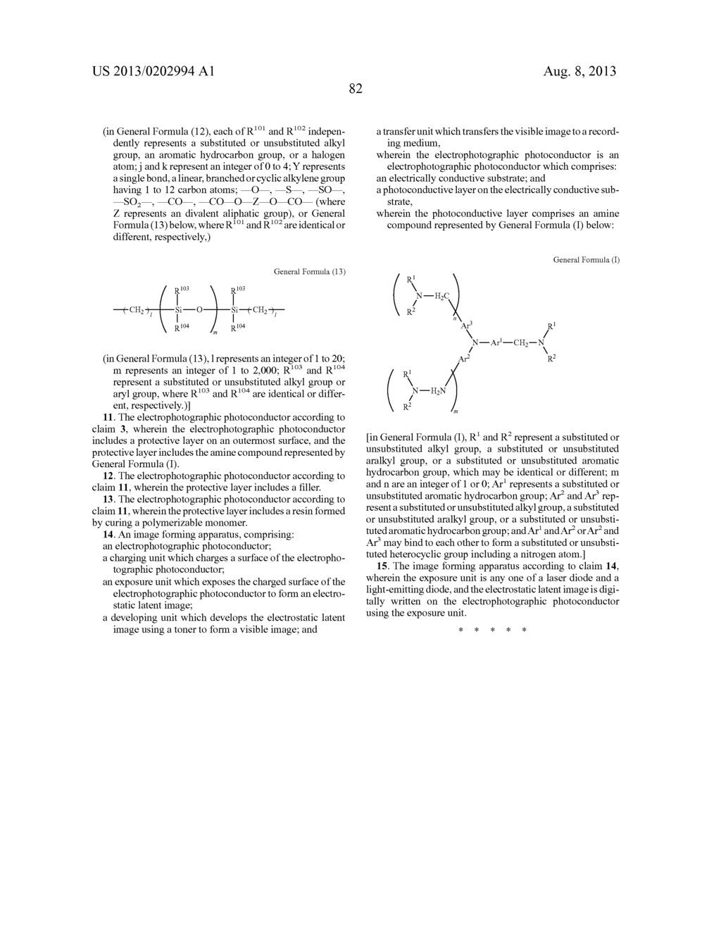 AMINE COMPOUND, ELECTROPHOTOGRAPHIC PHOTOCONDUCTOR, IMAGE FORMING METHOD,     IMAGE FORMING APPARATUS, AND PROCESS CARTRIDGE - diagram, schematic, and image 92