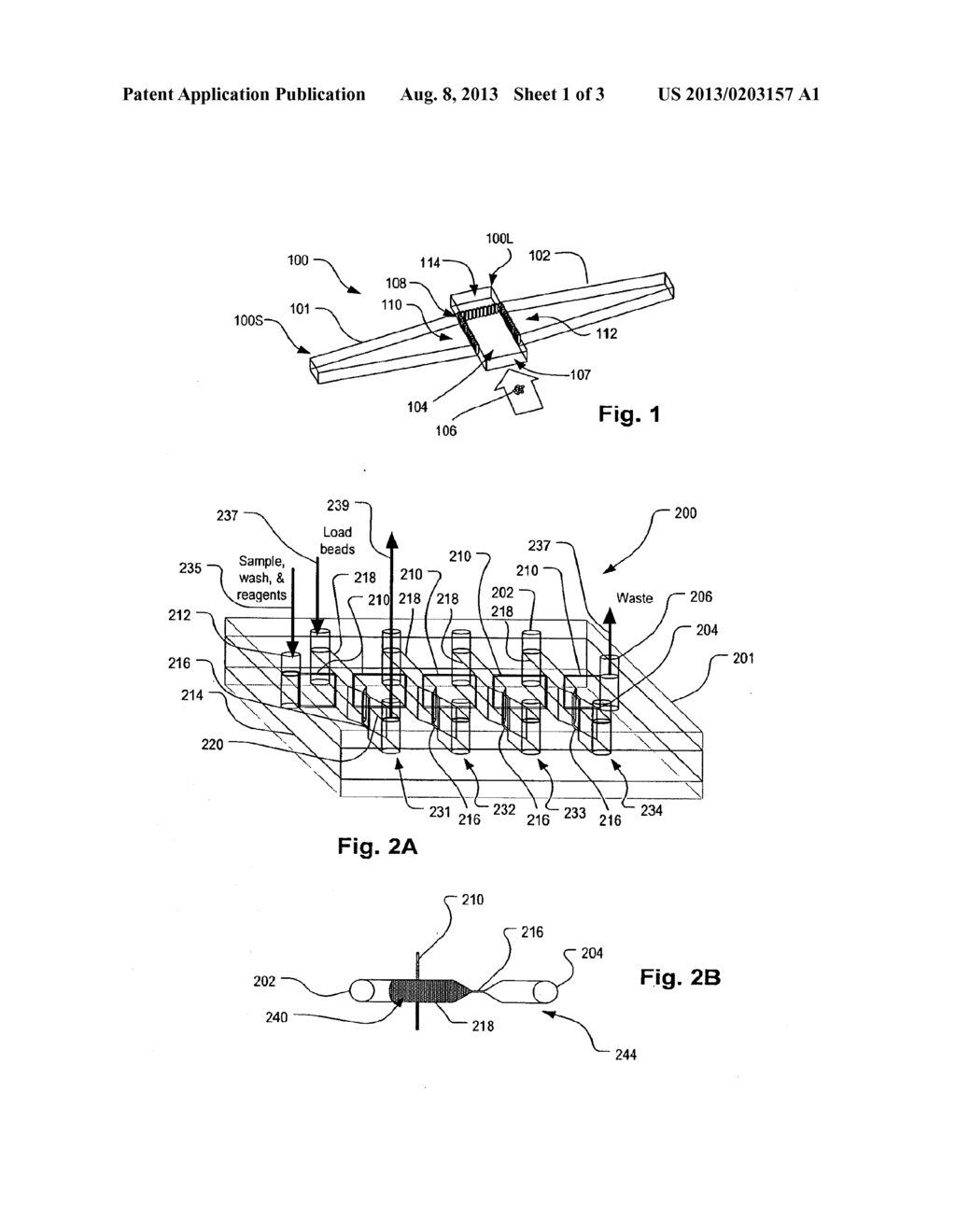 MICROFLUIDIC DEVICE FOR COUNTING BIOLOGICAL PARTICLES - diagram, schematic, and image 02