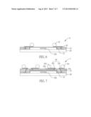 FABRICATION METHOD OF PACKAGE STRUCTURE HAVING MEMS ELEMENT diagram and image