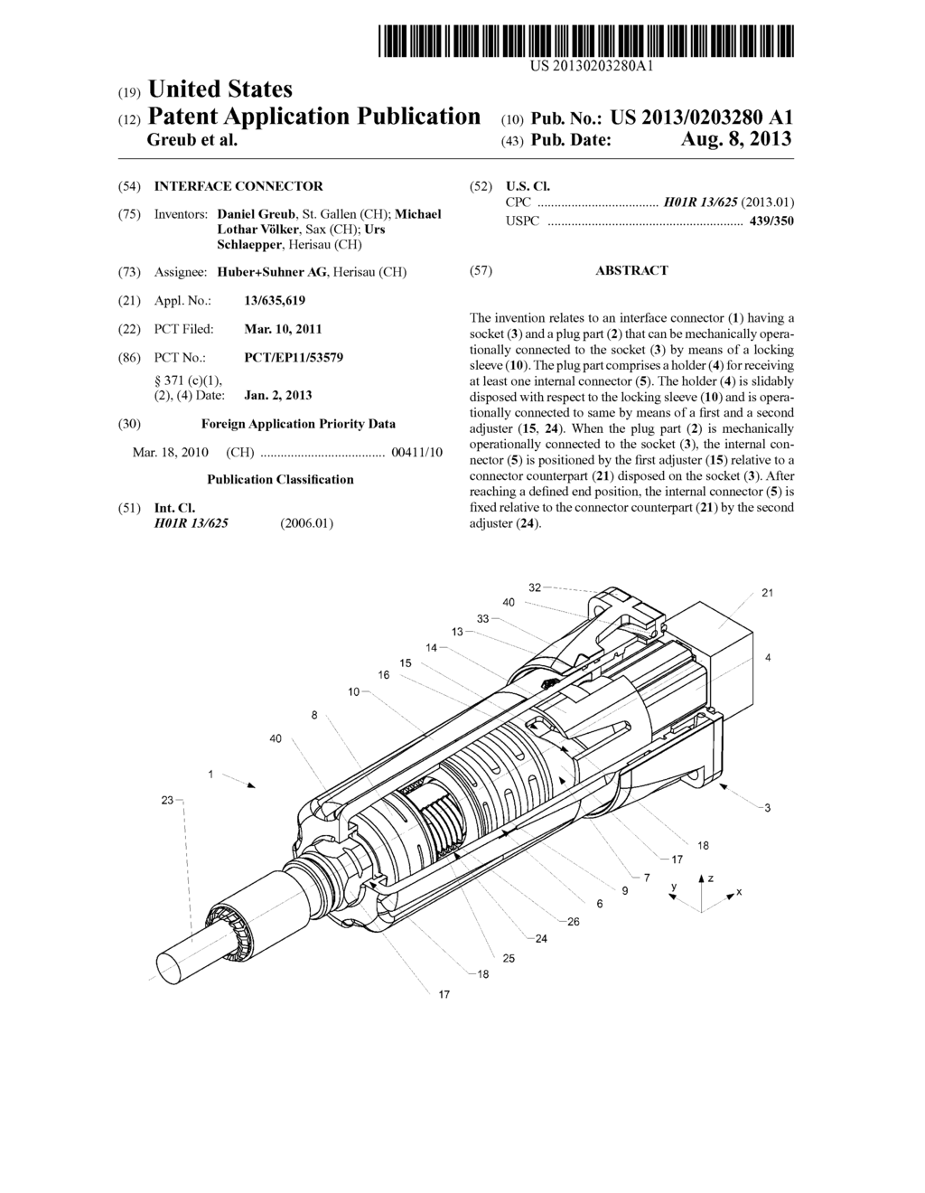 INTERFACE CONNECTOR - diagram, schematic, and image 01