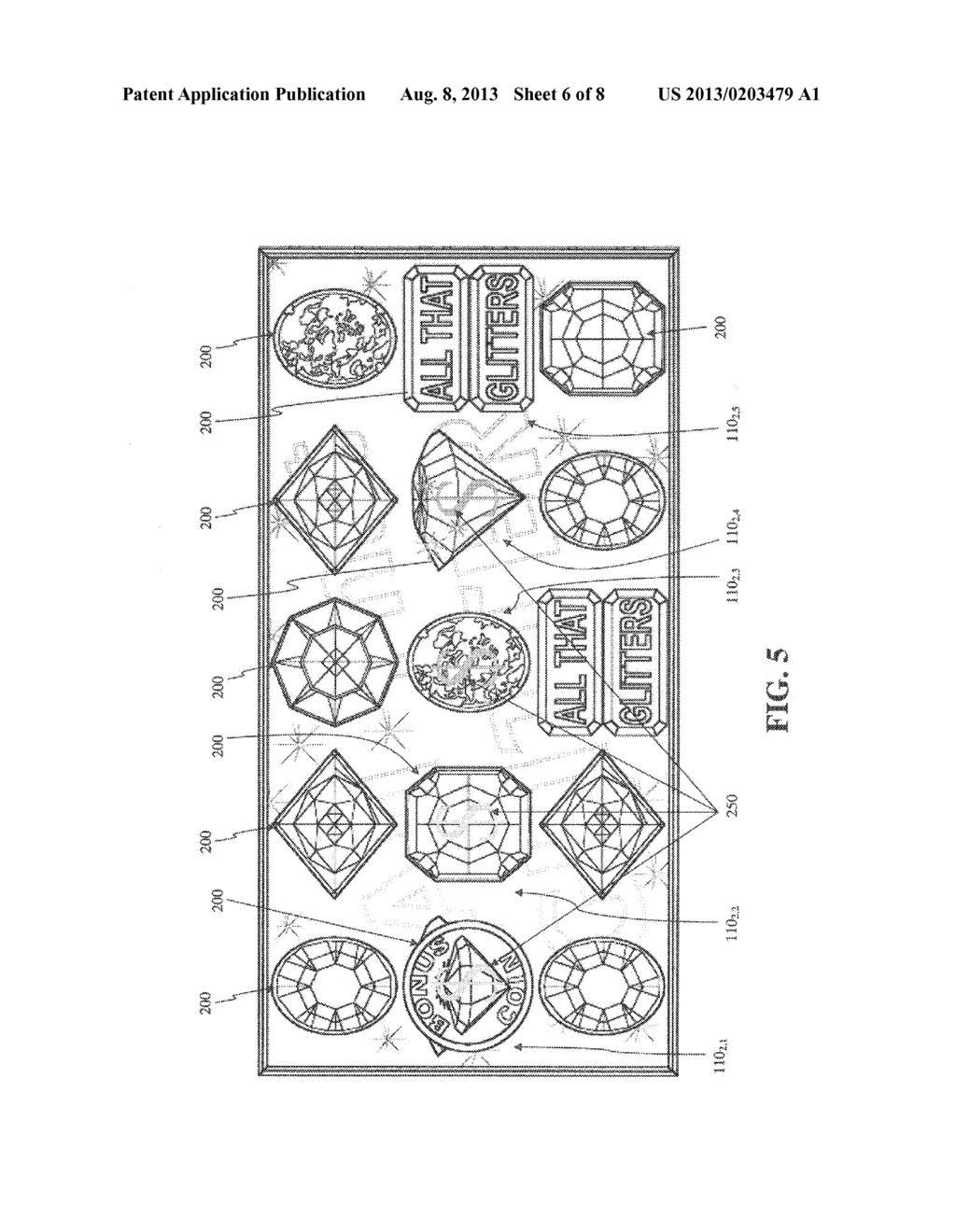 WAGERING GAME WITH MULTIPLE OVERLYING REEL STRIPS FOR TRIGGERING EVENTS OR     OUTCOMES - diagram, schematic, and image 07