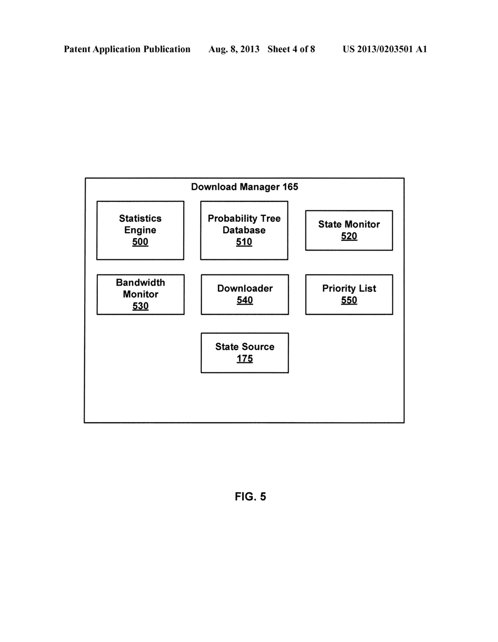 Bandwidth Management During Simultaneous Server-to-Client Transfer of Game     Video and Game Code - diagram, schematic, and image 05