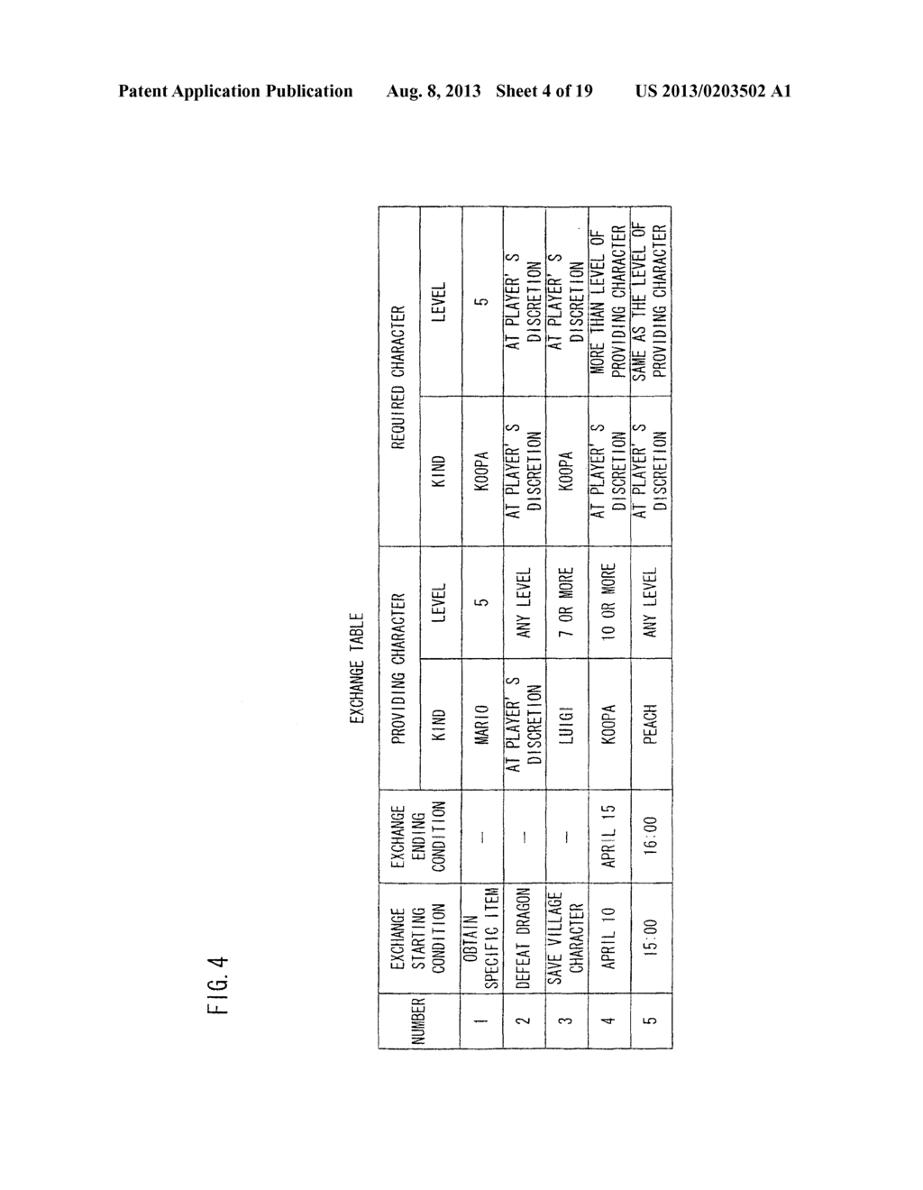 GAME SYSTEM, GAME APPARATUS, STORAGE MEDIUM STORING GAME PROGRAM AND GAME     DATA EXCHANGE METHOD - diagram, schematic, and image 05