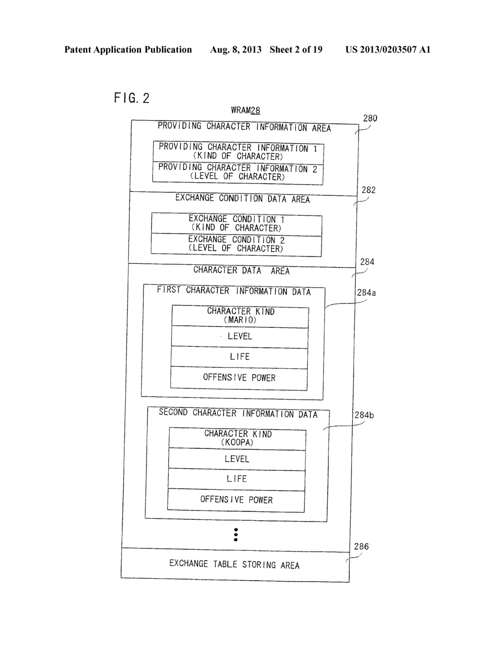 GAME SYSTEM, GAME APPARATUS, STORAGE MEDIUM STORING GAME PROGRAM AND GAME     DATA EXCHANGE METHOD - diagram, schematic, and image 03