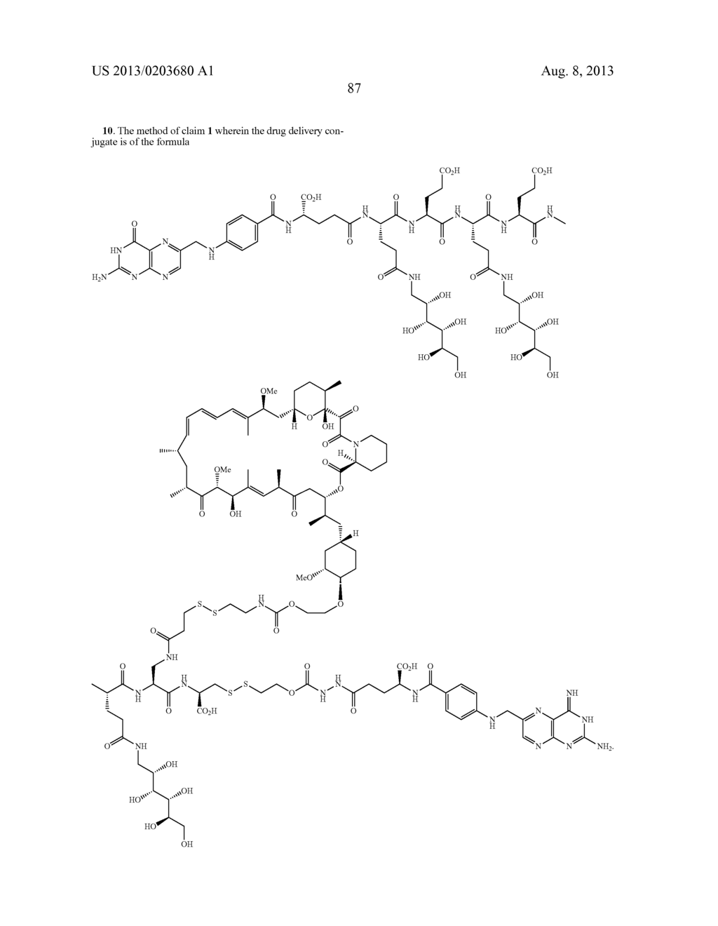 FOLATE CONJUGATES FOR TREATING INFLAMMATION OF THE EYE - diagram, schematic, and image 131