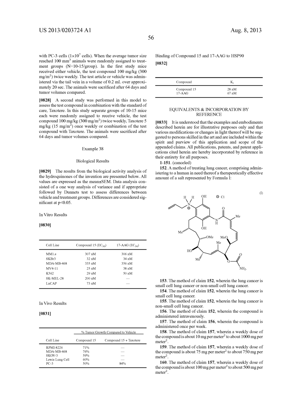 Analogs of Benzoquinone-Containing Ansamycins and Methods of Use Thereof - diagram, schematic, and image 145
