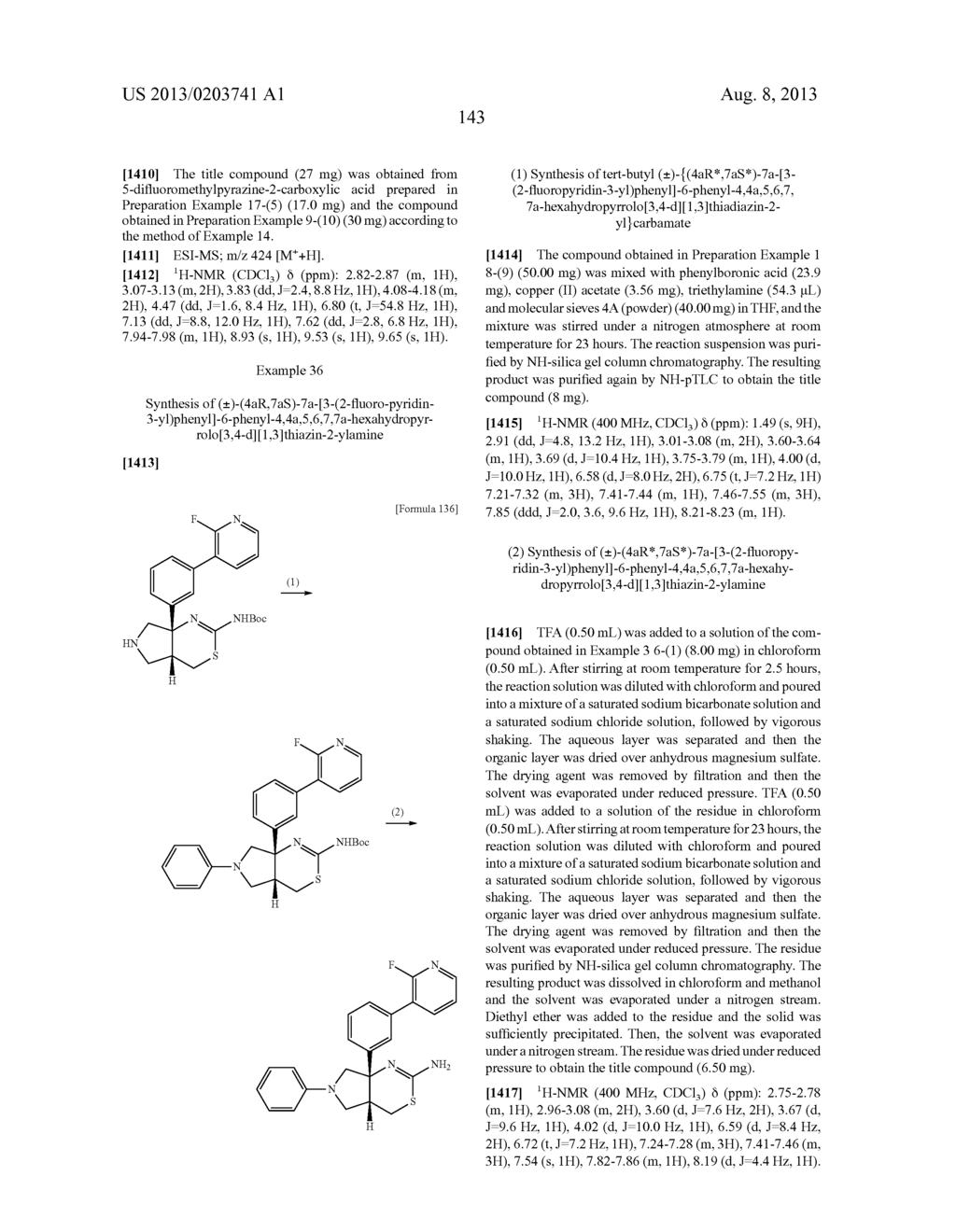 FUSED AMINODIHYDROTHIAZINE DERIVATIVES - diagram, schematic, and image 144