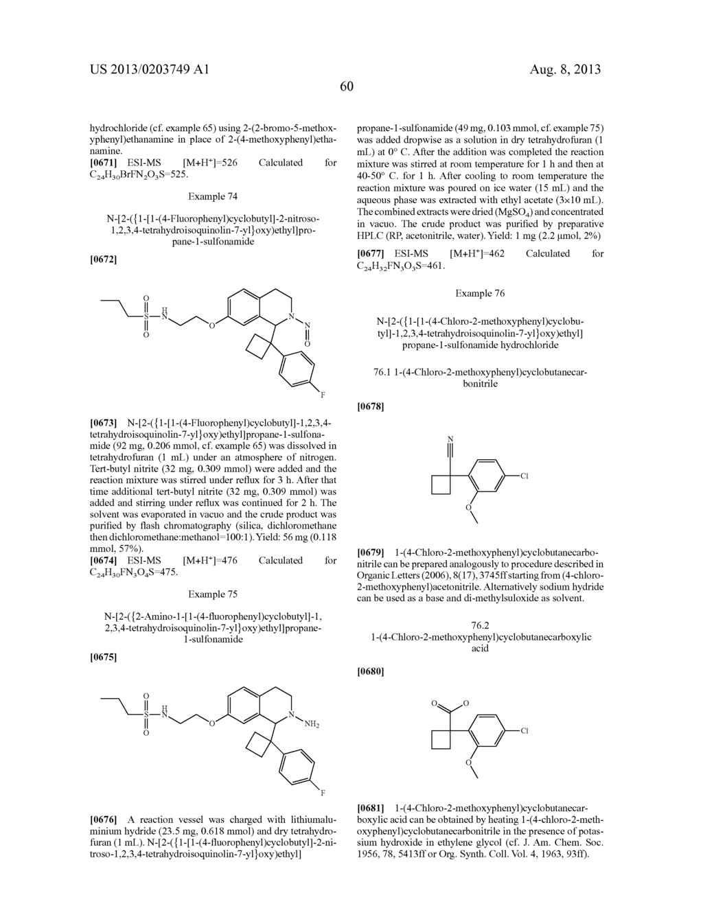 Tetrahydroisoquinolines, pharmaceutical compositions containing them, and     their use in therapy - diagram, schematic, and image 61