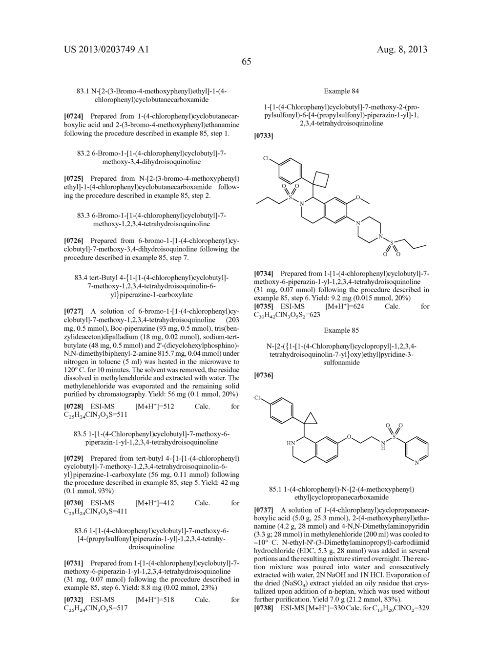 Tetrahydroisoquinolines, pharmaceutical compositions containing them, and     their use in therapy - diagram, schematic, and image 66