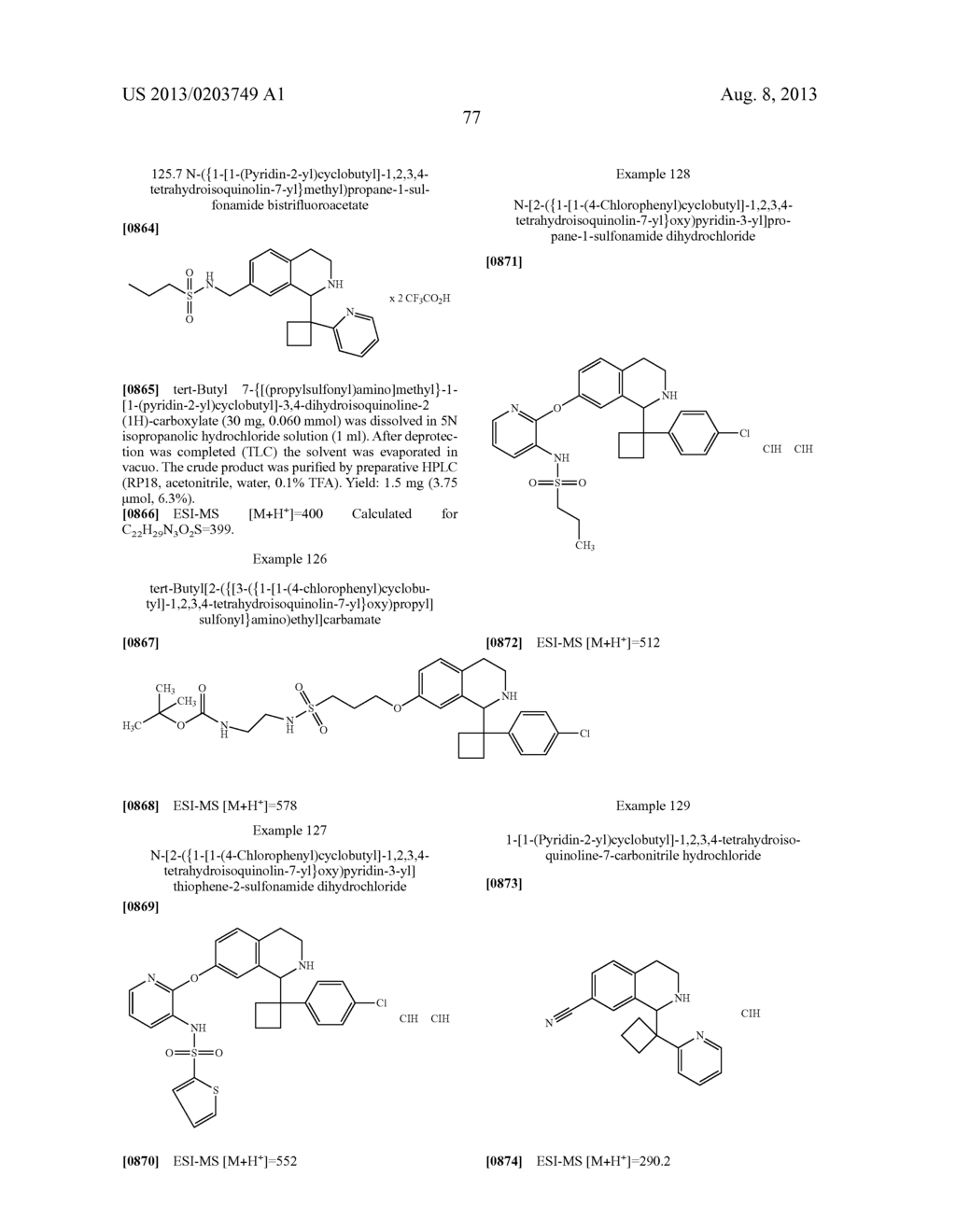 Tetrahydroisoquinolines, pharmaceutical compositions containing them, and     their use in therapy - diagram, schematic, and image 78