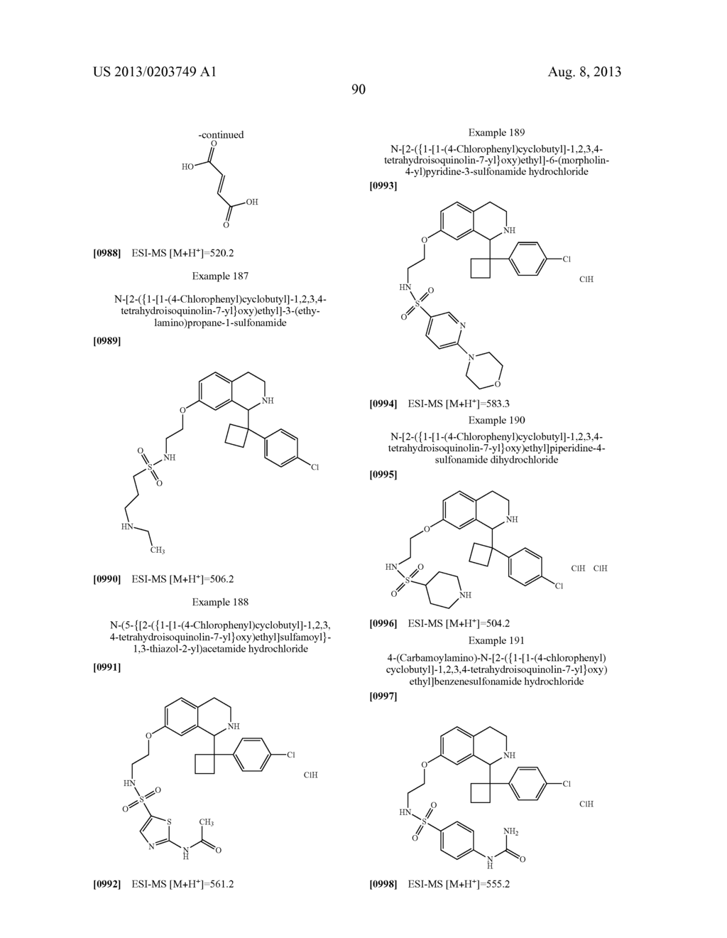 Tetrahydroisoquinolines, pharmaceutical compositions containing them, and     their use in therapy - diagram, schematic, and image 91