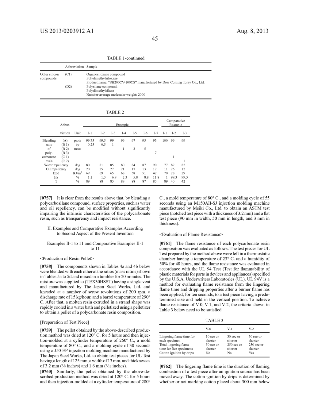 POLYCARBONATE RESIN COMPOSITION AND FORMED PRODUCT THEREOF - diagram, schematic, and image 46