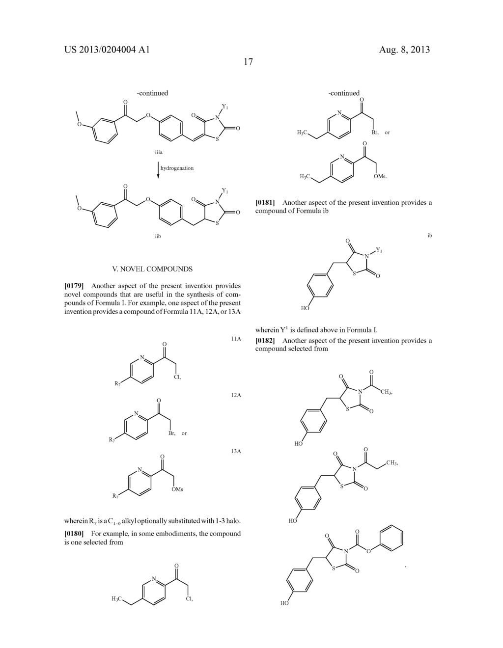 NOVEL SYNTHESIS FOR THIAZOLIDINEDIONE COMPOUNDS - diagram, schematic, and image 18