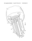 Saw Blade Stability and Collet System Mechanism diagram and image