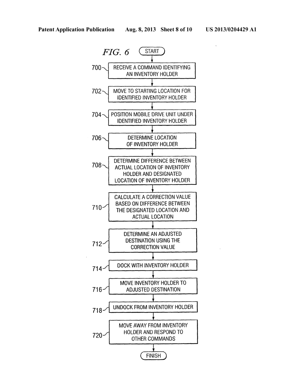 Method and System for Transporting Inventory Items - diagram, schematic, and image 09