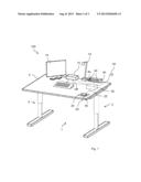 CONTROL OF A HEIGHT ADJUSTABLE PIECE OF FURNITURE diagram and image