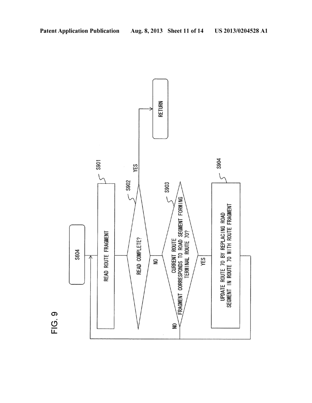 Route Guidance System, Route Guidance Server Apparatus and Navigation     Terminal Apparatus - diagram, schematic, and image 12