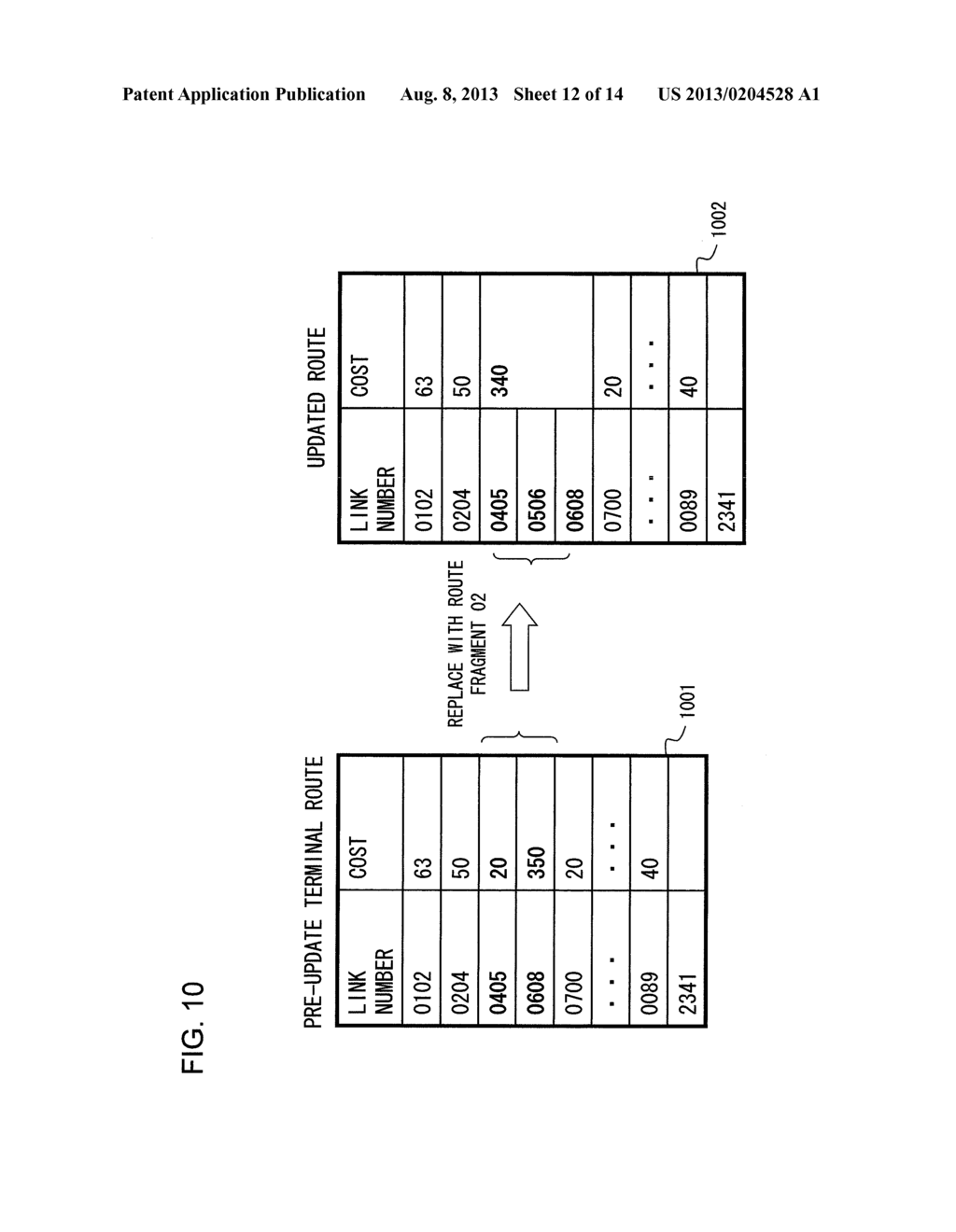 Route Guidance System, Route Guidance Server Apparatus and Navigation     Terminal Apparatus - diagram, schematic, and image 13