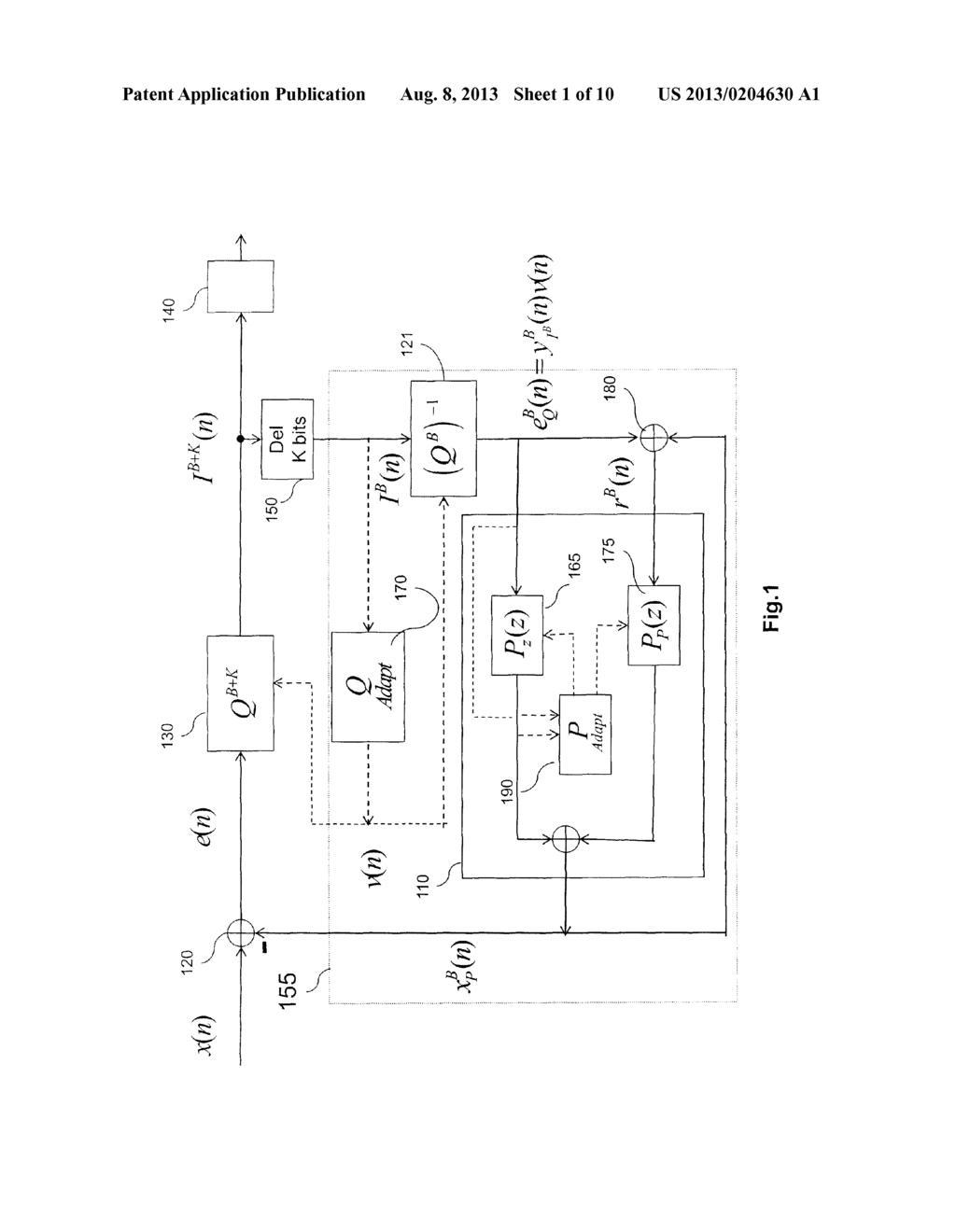 Controlling a Noise-Shaping Feedback Loop in a Digital Audio Signal     Encoder - diagram, schematic, and image 02