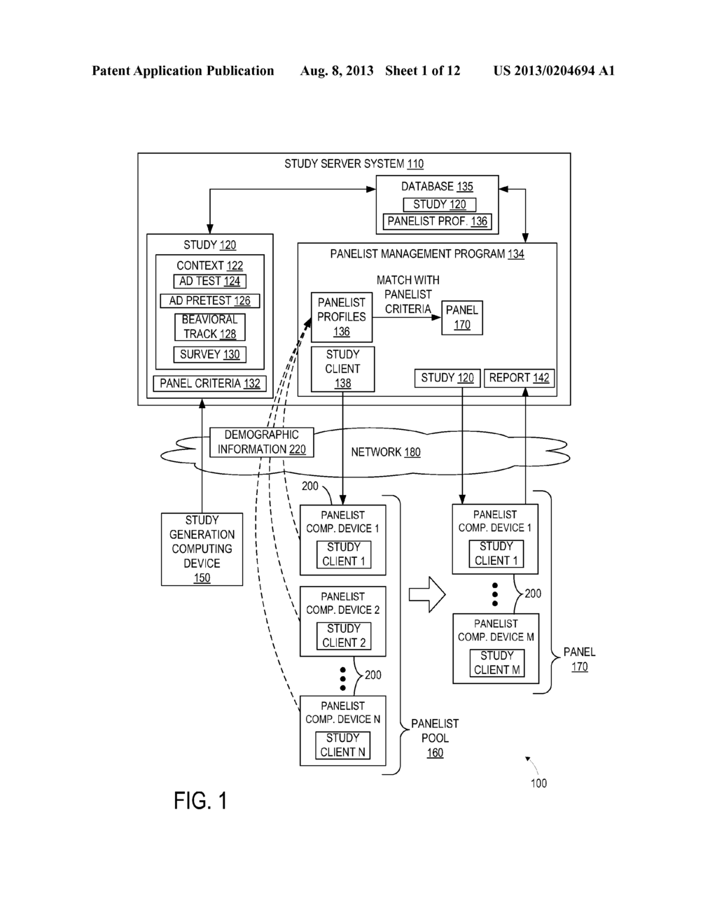 Context-Based Study Generation and Administration - diagram, schematic, and image 02