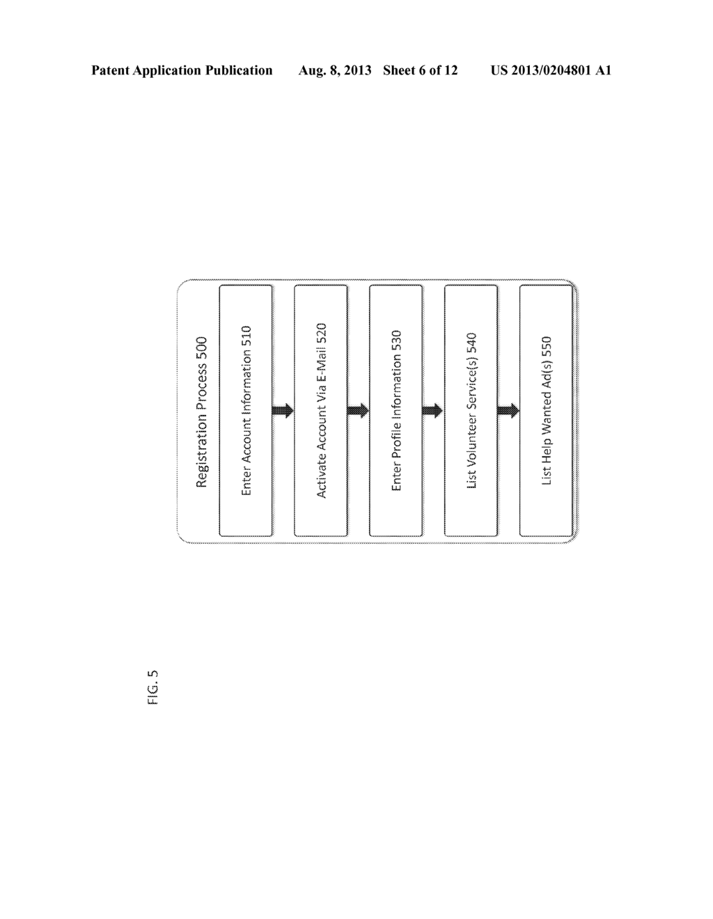 COMPUTER-IMPLEMENTED SYSTEM AND METHOD FOR FACILITATING THE PERFORMANCE OF     SERVICES IN EXCHANGE FOR CHARITABLE CONTRIBUTIONS - diagram, schematic, and image 07