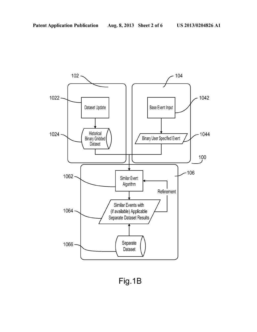 SYSTEM AND METHOD FOR IDENTIFICATION OF SIMILAR EVENTS USING DATA AND     CHARACTERISTICS - diagram, schematic, and image 03