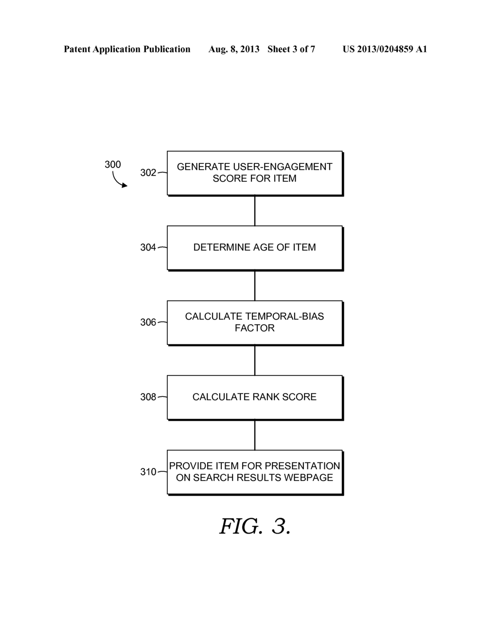 PROVIDING TEMPORAL BIAS FOR SEARCH-RESULT-WEBPAGE ITEMS - diagram, schematic, and image 04