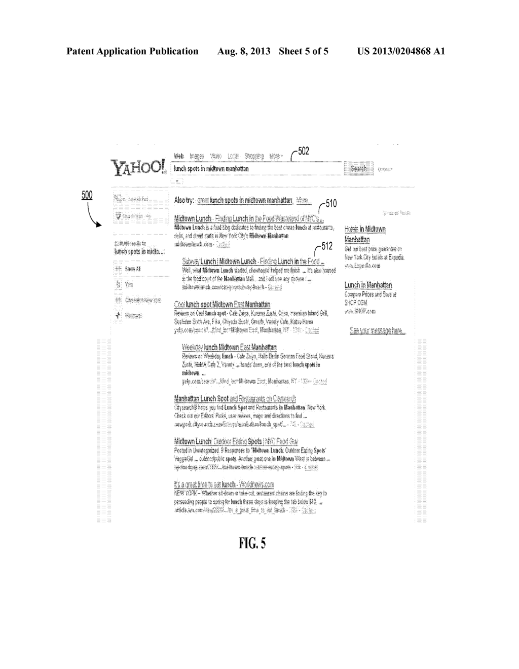 System and Method for Presenting Geolocated Relevance-Based Content - diagram, schematic, and image 06