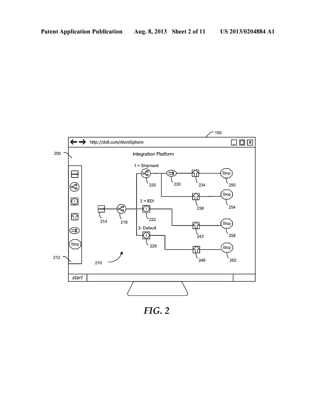 System to Automate Mapping of Variables Between Business Process     Applications and Method Therefor - diagram, schematic, and image 03