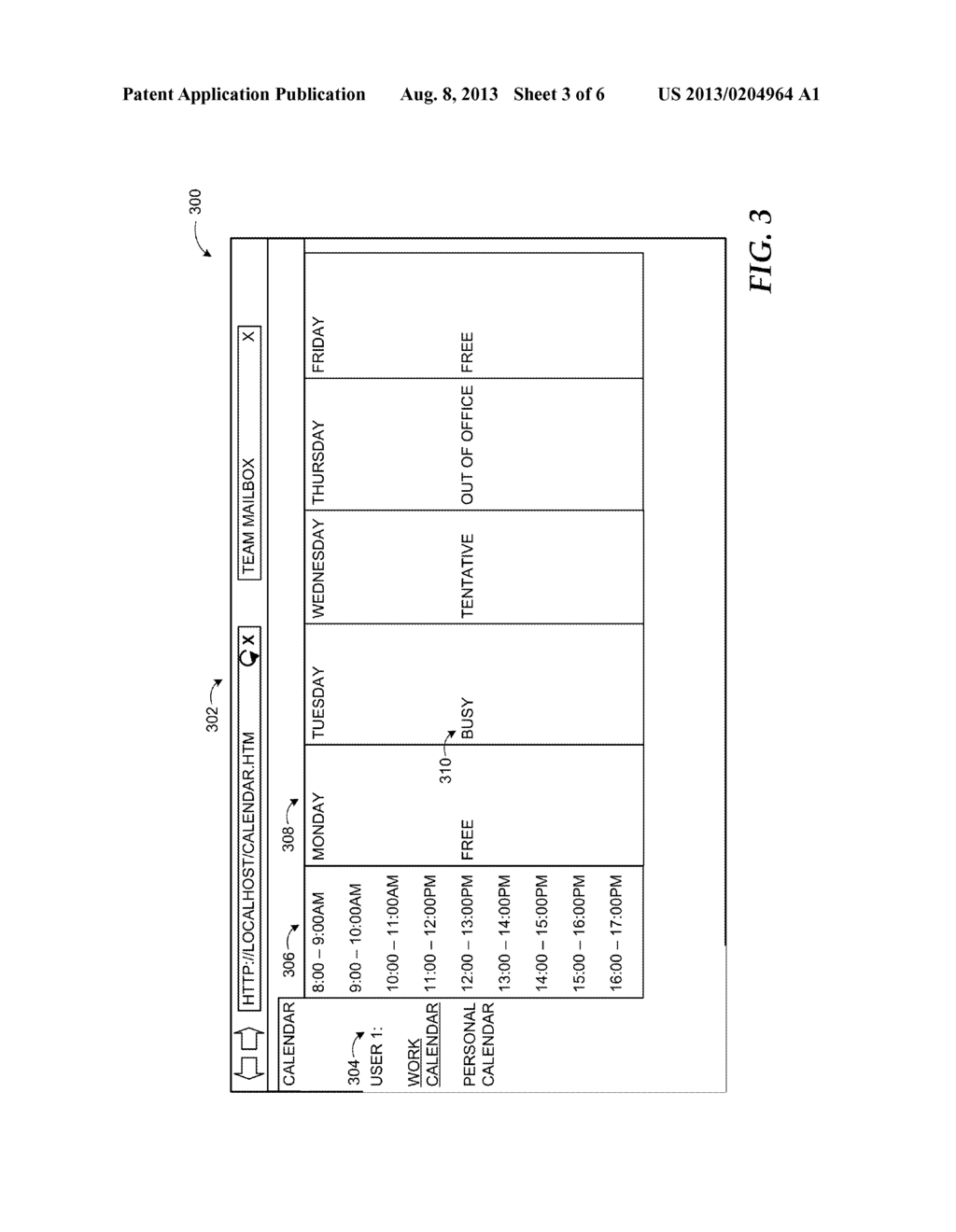 RETRIEVING AVAILABILITY INFORMATION FROM PUBLISHED CALENDARS - diagram, schematic, and image 04