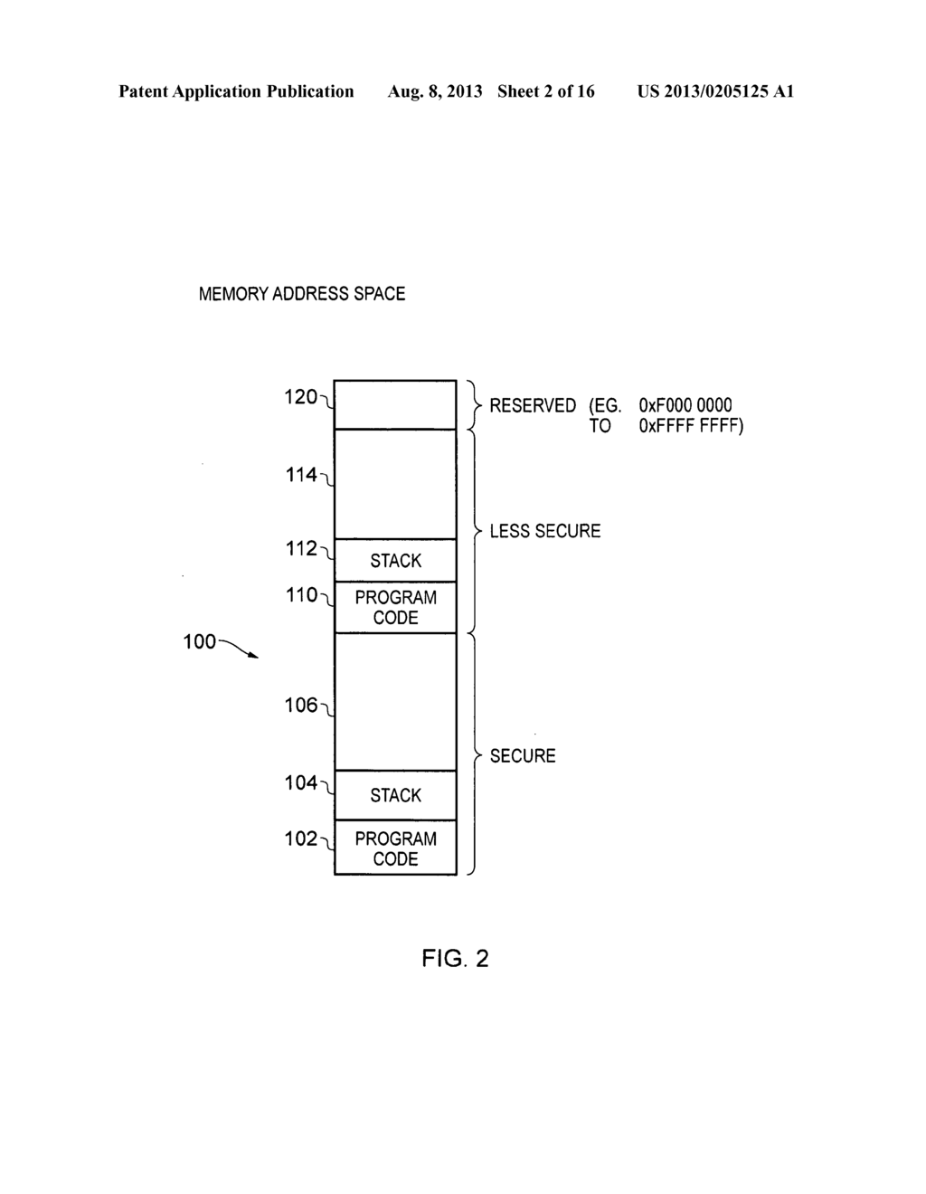 EXCEPTION HANDLING IN A DATA PROCESSING APPARATUS HAVING A SECURE DOMAIN     AND A LESS SECURE DOMAIN - diagram, schematic, and image 03