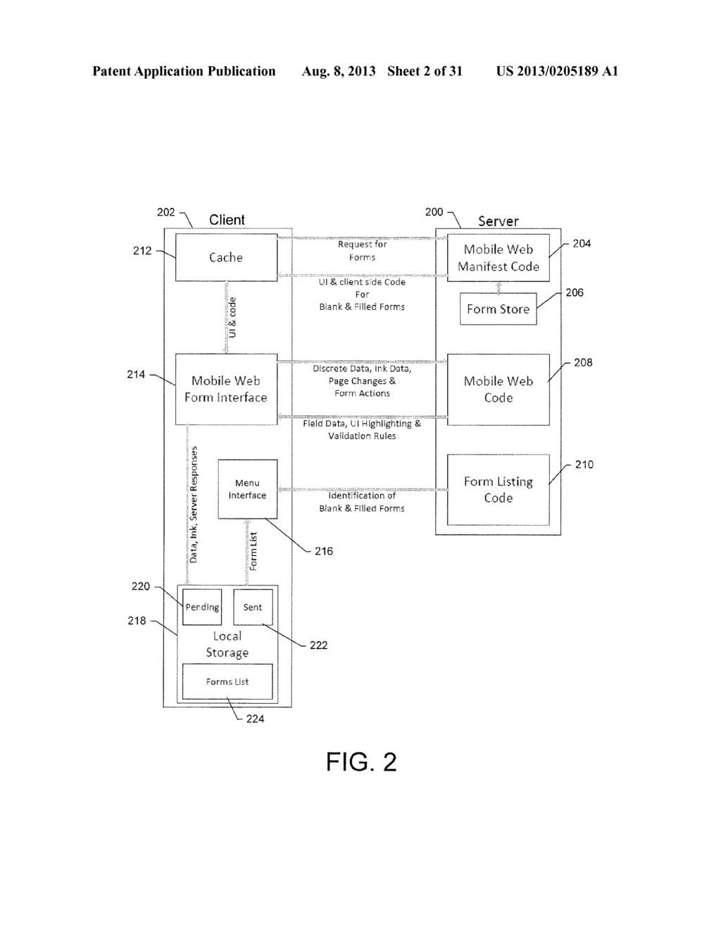 Apparatus And Method For Interacting With An Electronic Form - diagram, schematic, and image 03